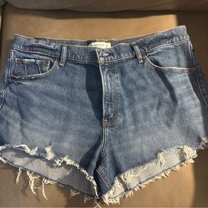 Abercrombie & Fitch Blue Jean Shorts